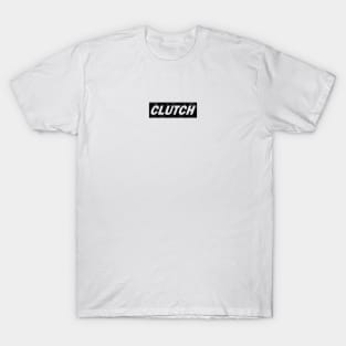 Clutch - distressed small box logo T-Shirt